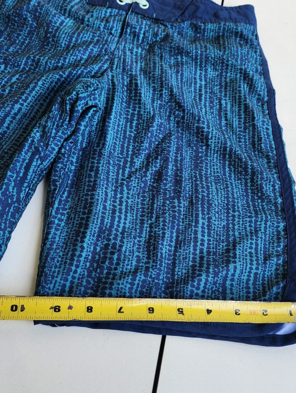 Lot Of 2 Art Class Boys Teal Blue Orange Swim Trunks UPF 50+ Adjustable Waist 14